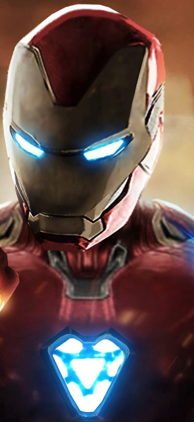 Fond d'écran iPhone Iron Man Infinity Gauntlet Avengers Endgame