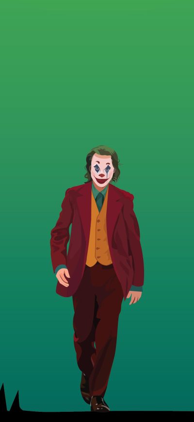 Fond d'écran Joker Walking Fame sur iPhone