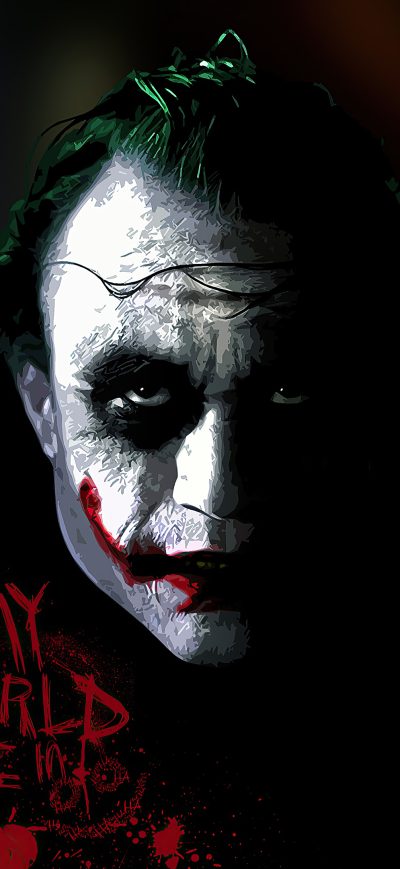 Fond d'écran iPhone Joker Its Funny World We Live
