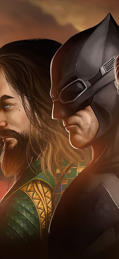 Fond d'écran iPhone Justice League Heroes Together 4k