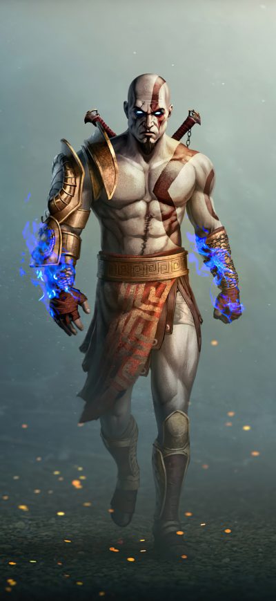 Fond d'écran iPhone Salvation God Of War 4k