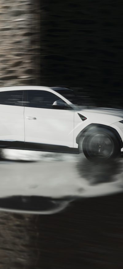 Fond d'écran iPhone Lamborghini Urus In White