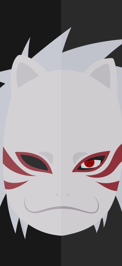 Fond d'écran iPhone Anbu Mask Naruto 4k