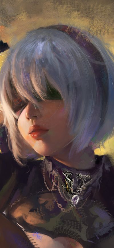 Fond d'écran iPhone 4k 2B Nier Automata Game