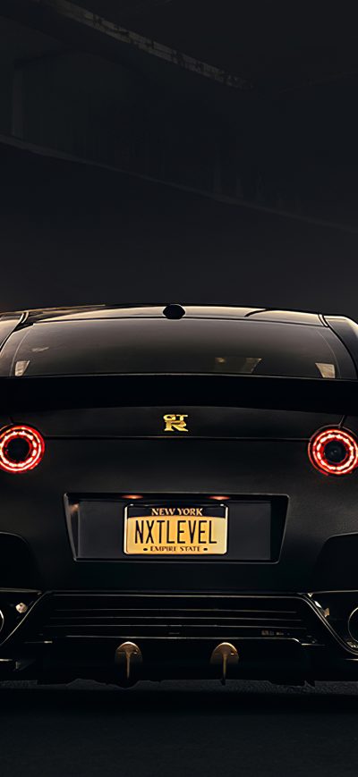 Fond d'écran iPhone Nissan Gt R Black