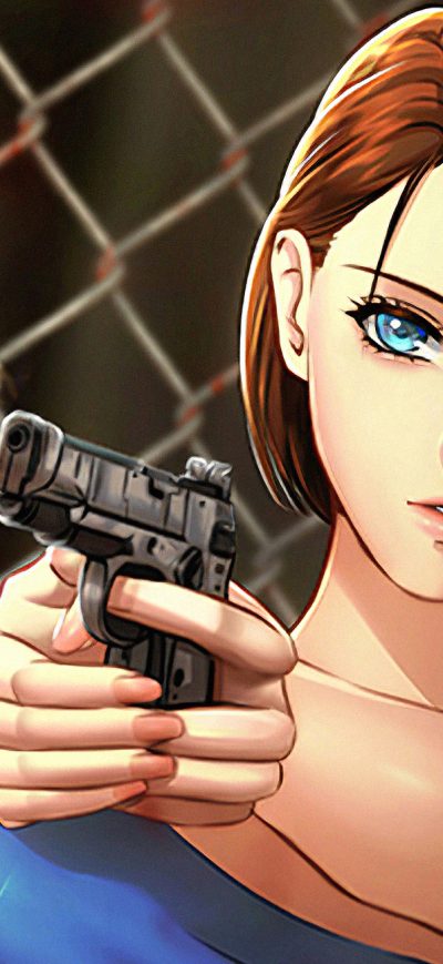 Fond d'écran iPhone Jill Valentine Residentevil 3