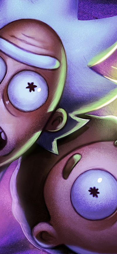 Fond d'écran iPhone Heads Will Roll Rickn N Morty