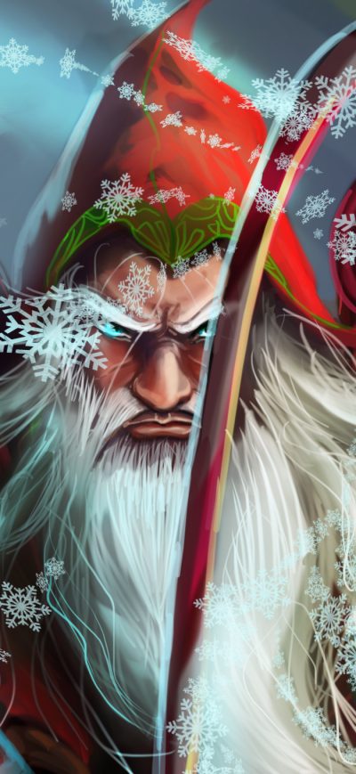 Fond d'écran iPhone Angry Santa Claus