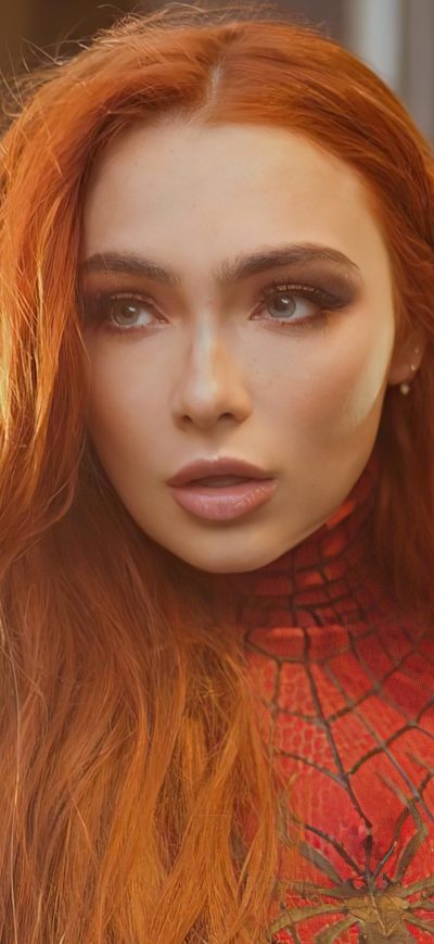 Fond d'écran iPhone Spider Girl Cosplay