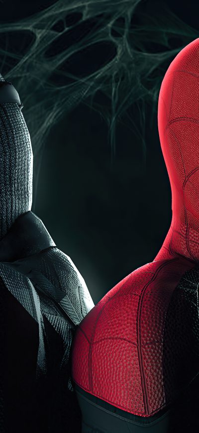Fond d'écran iPhone Black And Red Spider Suit 4k