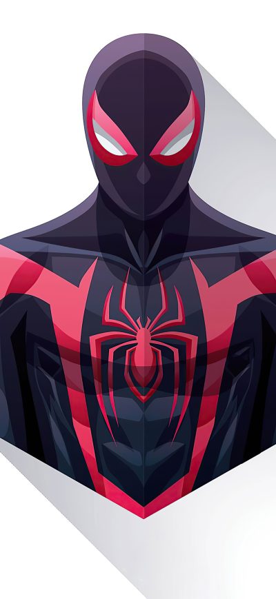 Fond d'écran iPhone Spiderman Miles Minimalism