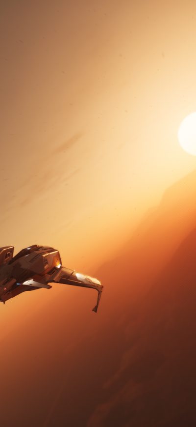 Fond d'écran iPhone Star Citizen 3 Sunset