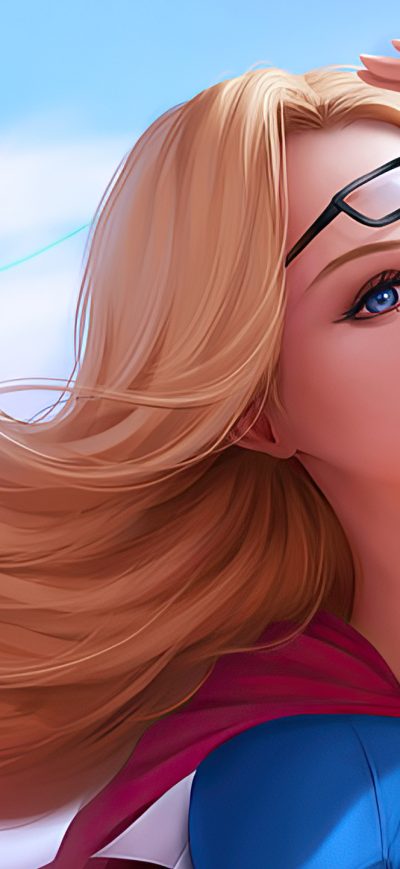 Fond d'écran iPhone Supergirl Specs Off