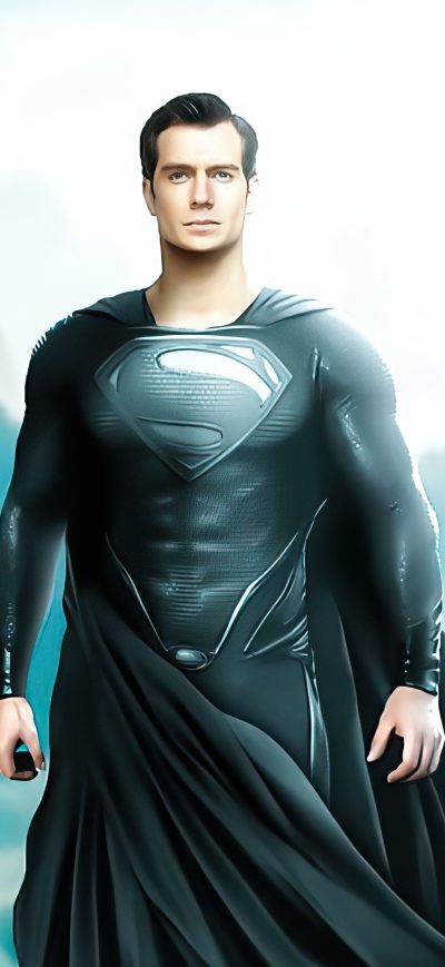 Fond d'écran iPhone Black Superman Suit Henry Cavill