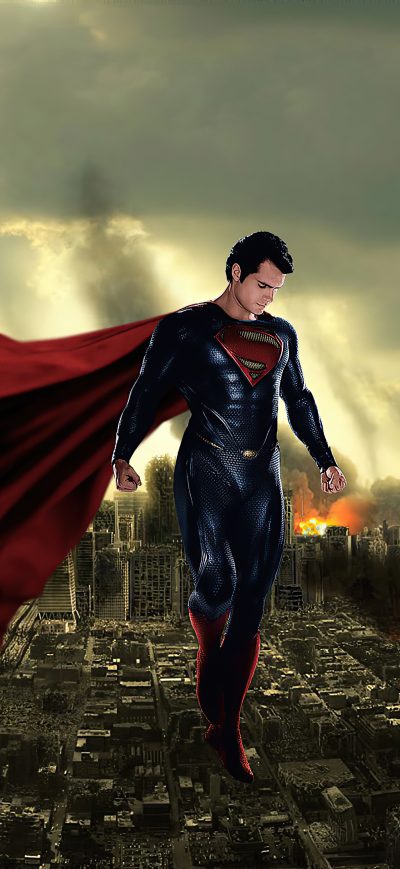 Fond d'écran iPhone Superman Chaos 2020