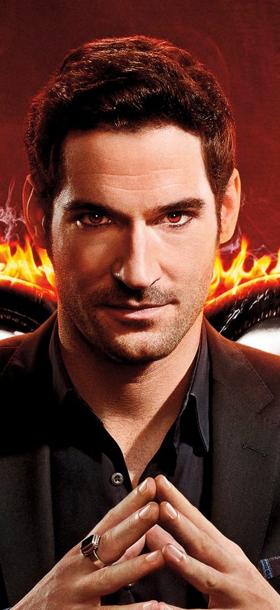 Fond d'écran iPhone Tom Ellis As Lucifer Season 5 2020 4k