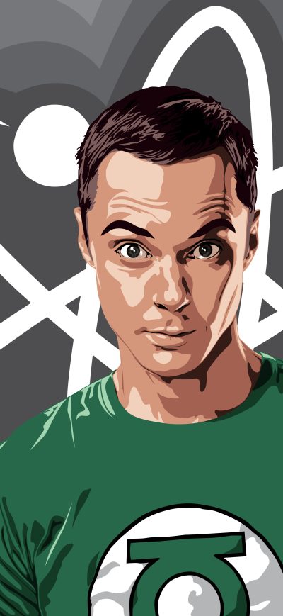 Fond d'écran iPhone Sheldon Cooper 8k