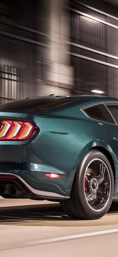 Fond d'écran iPhone 2019 Ford Mustang Bullitt Rear 4k