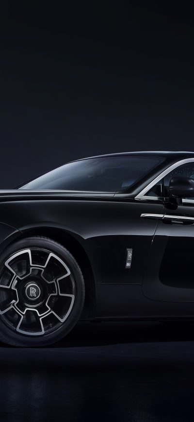 Fond d'écran Rolls Royce Black 2017 sur iPhone