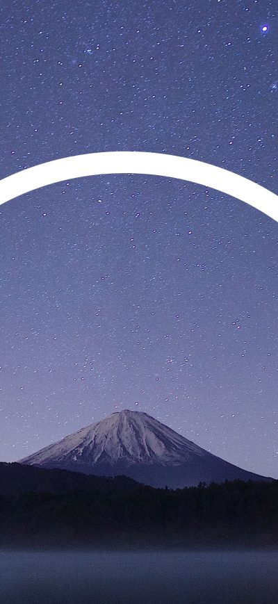 Fond d'écran iPhone Mount Fuji Abstract Vs Nature