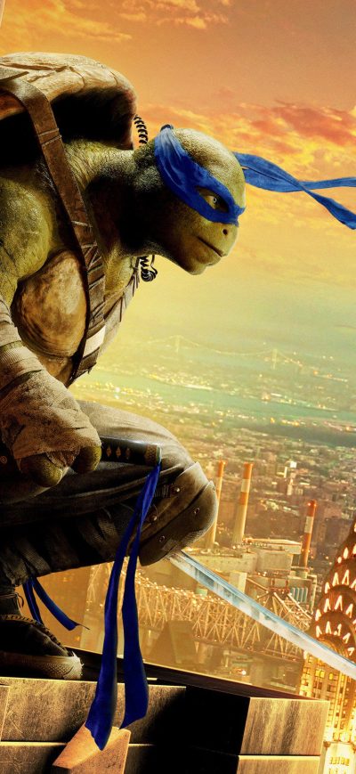 Fond d'écran iPhone Leonardo Teenage Mutant Ninja Turtles Out Of The Shadows