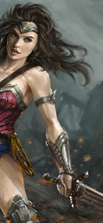 Fond d'écran iPhone Diana Prince Wonder Woman Art