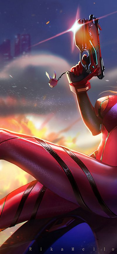 Fond d'écran iPhone Dva Overwatch Fan Art