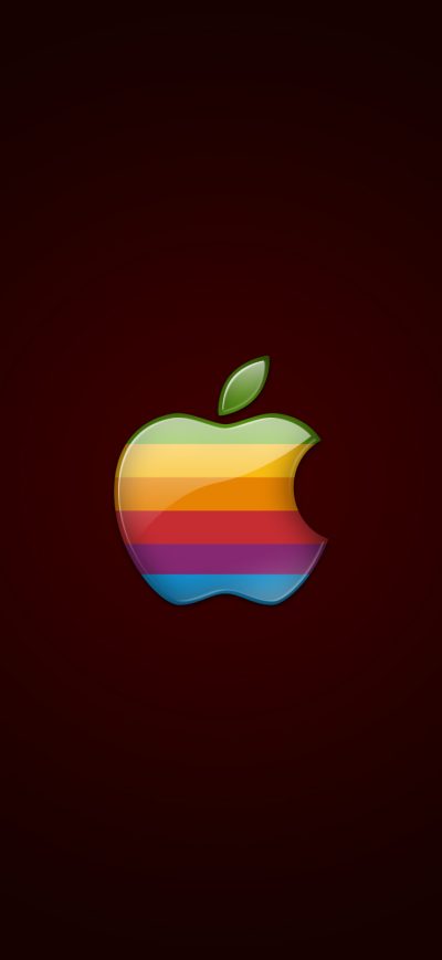 Fond d'écran iPhone Retro Apple Logo