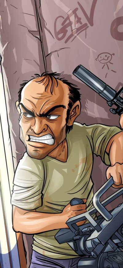 Fond d'écran iPhone GTA V Game Art