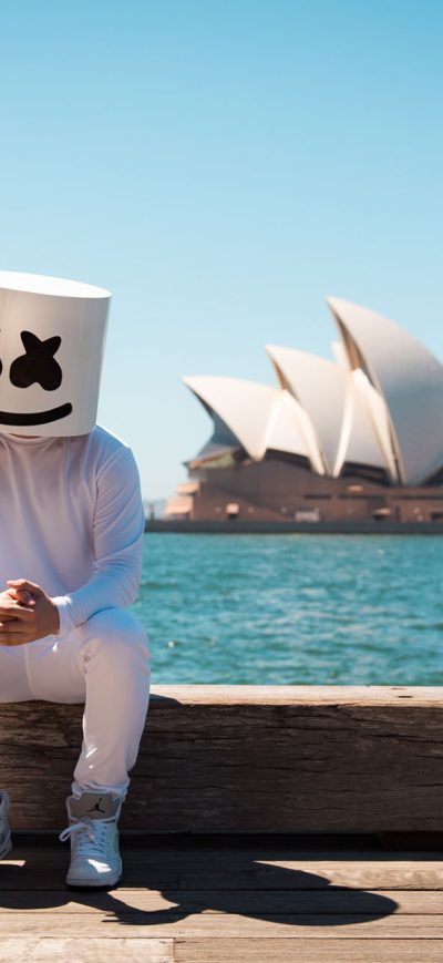 Fond d'écran iPhone 2016 Marshmello DJ