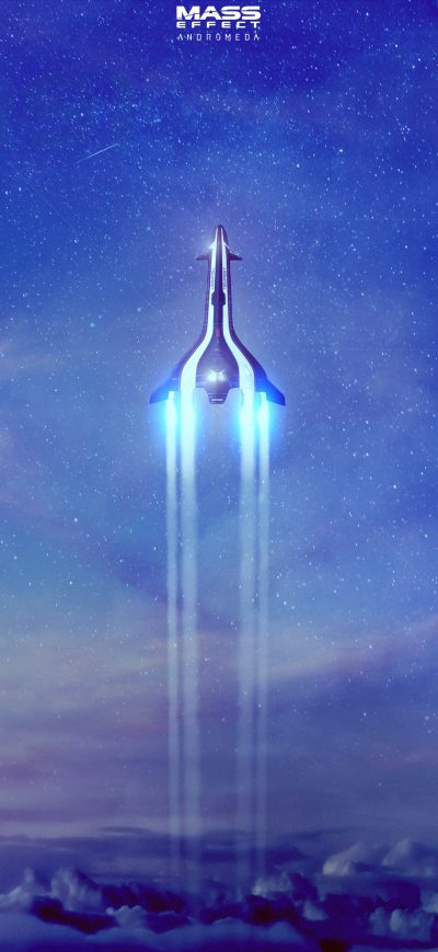 Fond d'écran iPhone Mass Effect Andromeda 4k Artwork