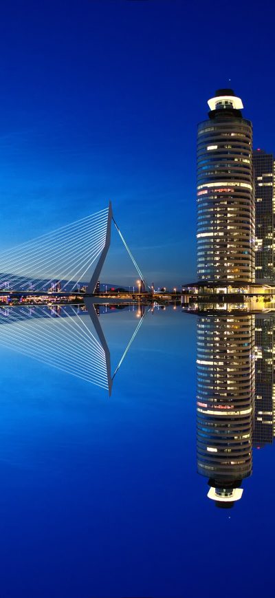 Fond d'écran iPhone Netherlands Night City 5k