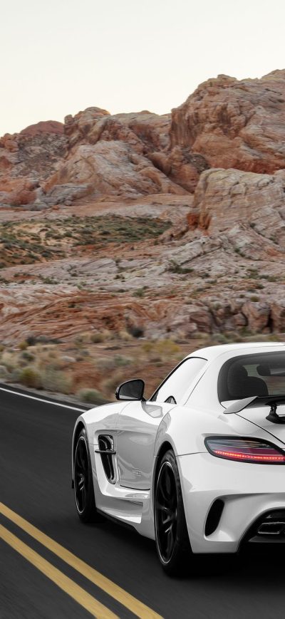 Fond d'écran Mercedes Benz sur iPhone