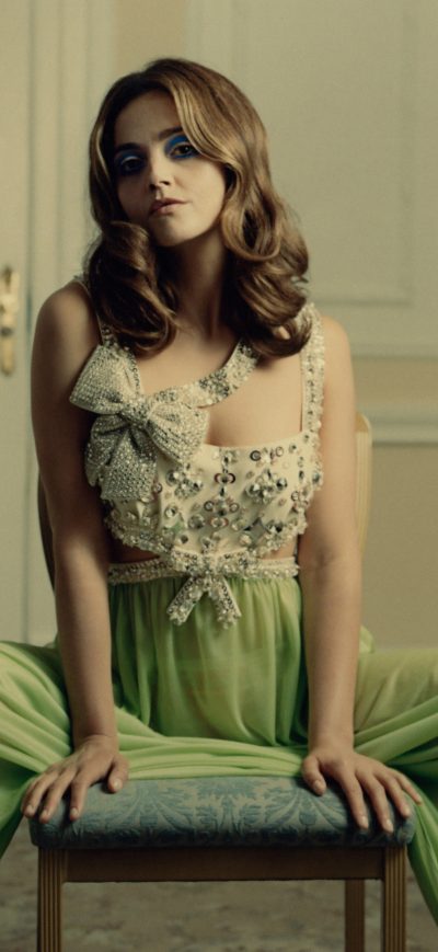 Fond d'écran iPhone Jenna Coleman Rollacoaster Magazine 8k