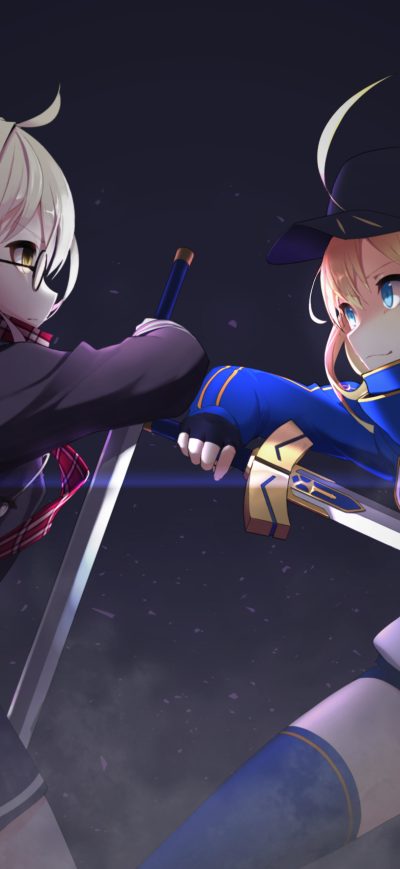 Fond d'écran iPhone Heroine X And Saber Anime Fate Grand Order