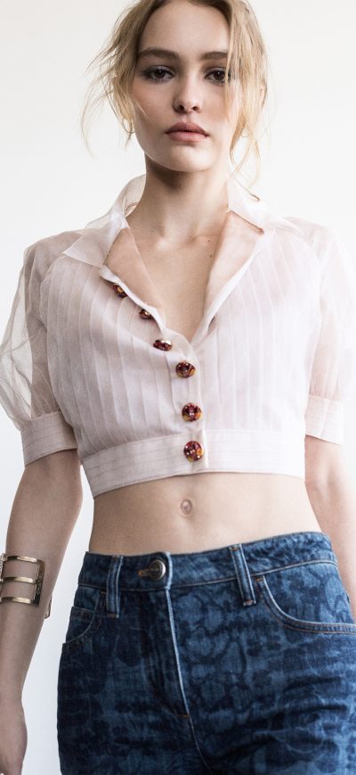 Fond d'écran iPhone Lily Rose Depp 4k