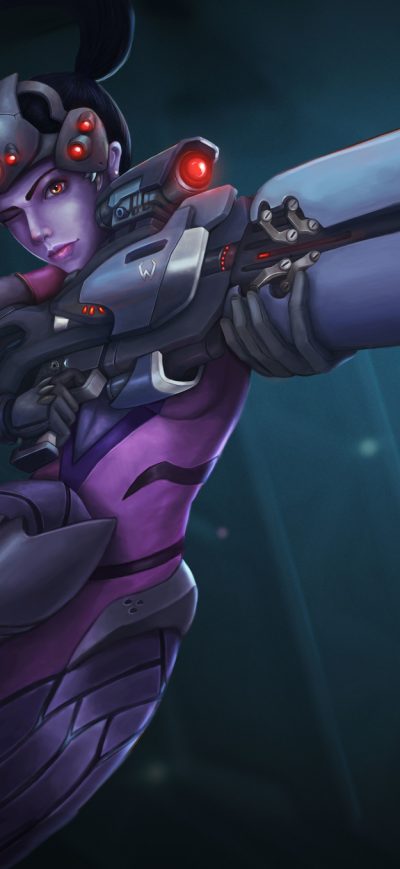 Fond d'écran iPhone Widowmaker Overwatch Fanart