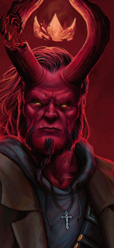 Fond d'écran iPhone Hellboy Artwork New