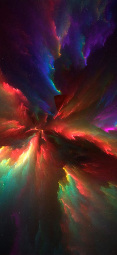 Fond d'écran iPhone The Colors Of Universe Abstract 4k