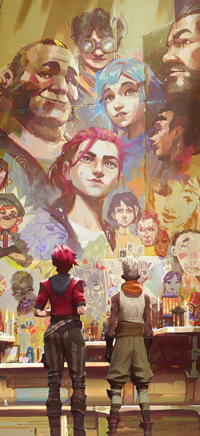 Fond d'écran iPhone Arcane Vi Jinx League Of Legends