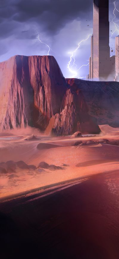 Fond d'écran iPhone Biker Man Mountains 4k