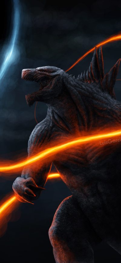 Fond d'écran iPhone Ghidorah Noodles Vs Anime Godzilla