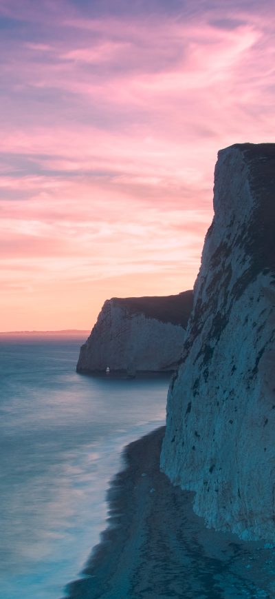 Fond d'écran iPhone Cliff Long Exposure 5k