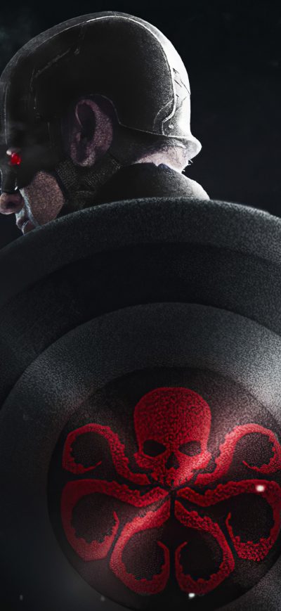 Fond d'écran iPhone Captain America 4k Hydra
