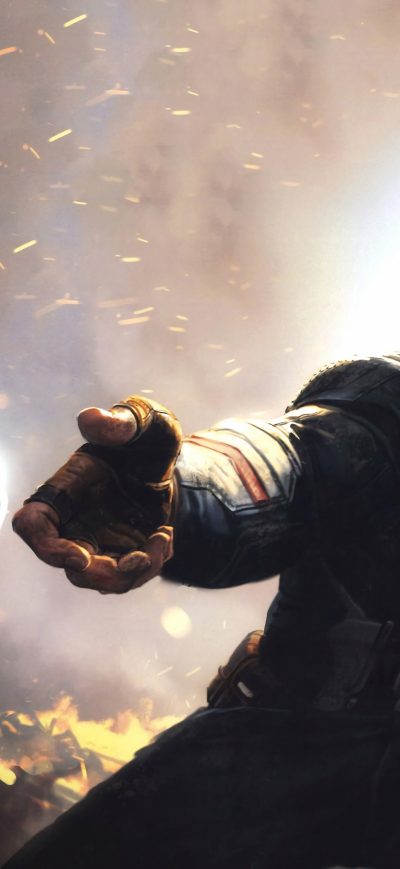 Fond d'écran iPhone 4k Captain America Mjolnir Avengers Endgame 2019