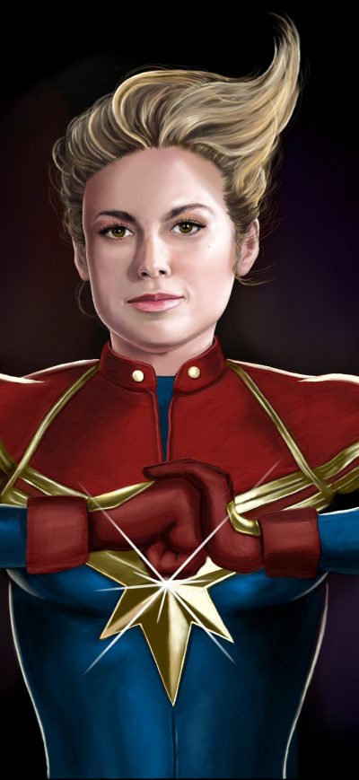 Fond d'écran iPhone 4k Captain Marvel Artwork 2020
