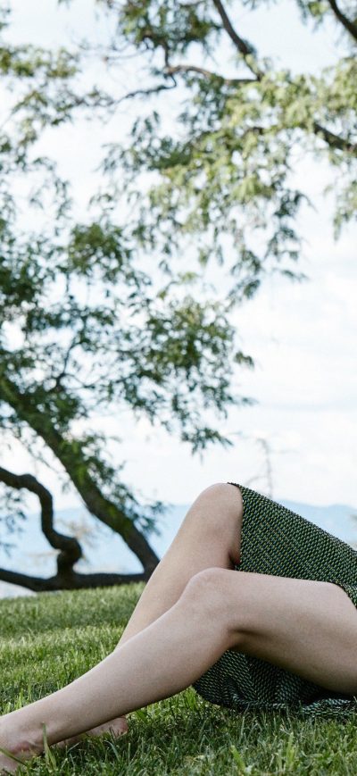 Fond d'écran iPhone Amber Heard Green Dress