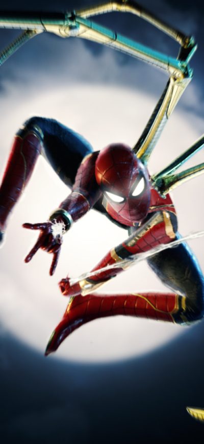 Fond d'écran iPhone Iron Spider Infinity War