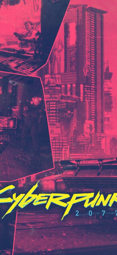 Fond d'écran iPhone Cyberpunk 2077 Game Wide