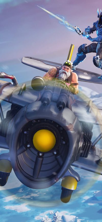 Fond d'écran iPhone Fortnite Winter Wonderland